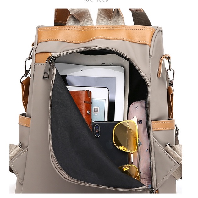 Balo Da PU Trơn Cao Cấp Có Sẵn Giao Ngay Kích thước:30*30*17cm Ba Lô Nữ Jess73