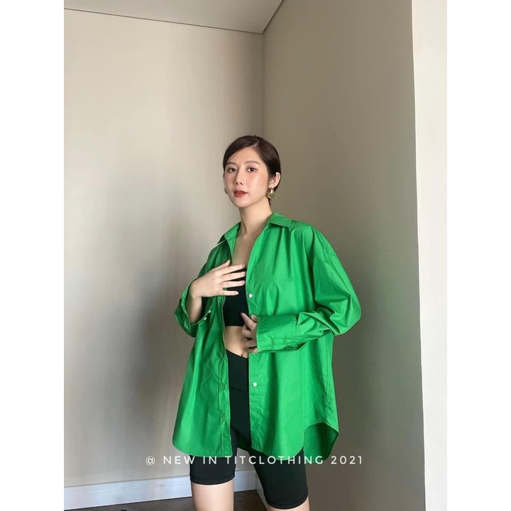 Áo sơmi dài tay nhiều màu hottrend