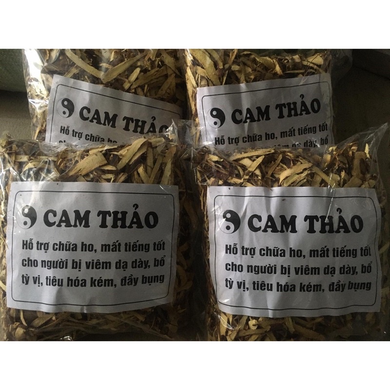 Cam thảo thái lát khô thơm ngọt 1kg hàng loại 1 chuẩn xịn thảo dược sạchVN