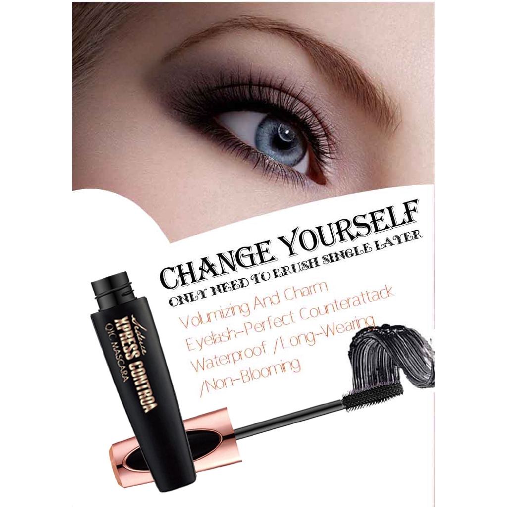 Mascara uốn cong nối dài làm dày lông mi kháng nước lâu trôi SENANA 8g