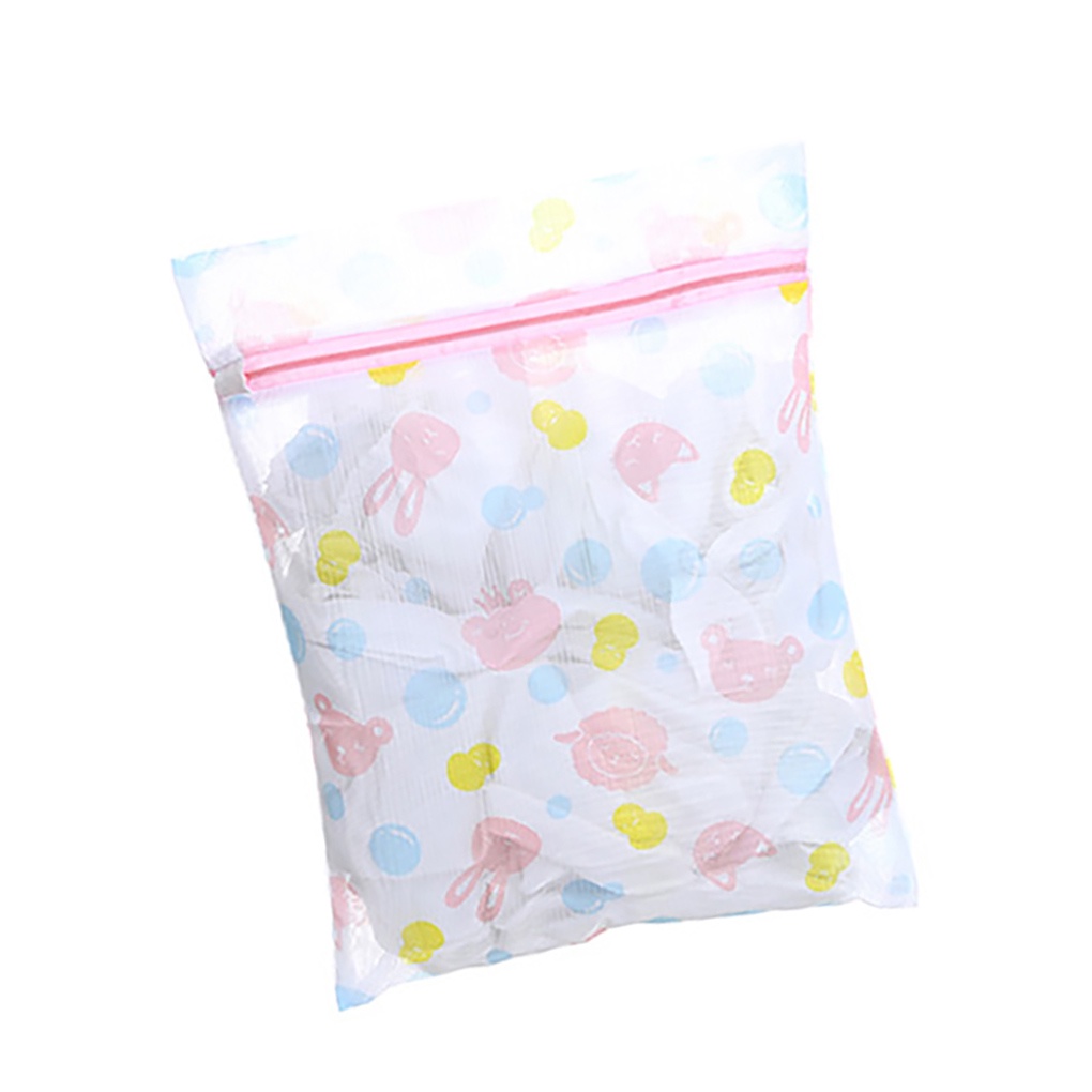 [house]Mesh Laundry Bag Washing Clothes Care Pouch Lingerie Bra Travel Protective Storage Organizer