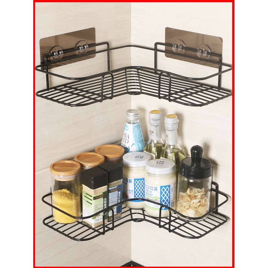 Miếng Dán Tường Thay Thế Dự Phòng Cho Kệ Góc, Kệ Chữ Nhật Nhà Tắm 6x14cm
