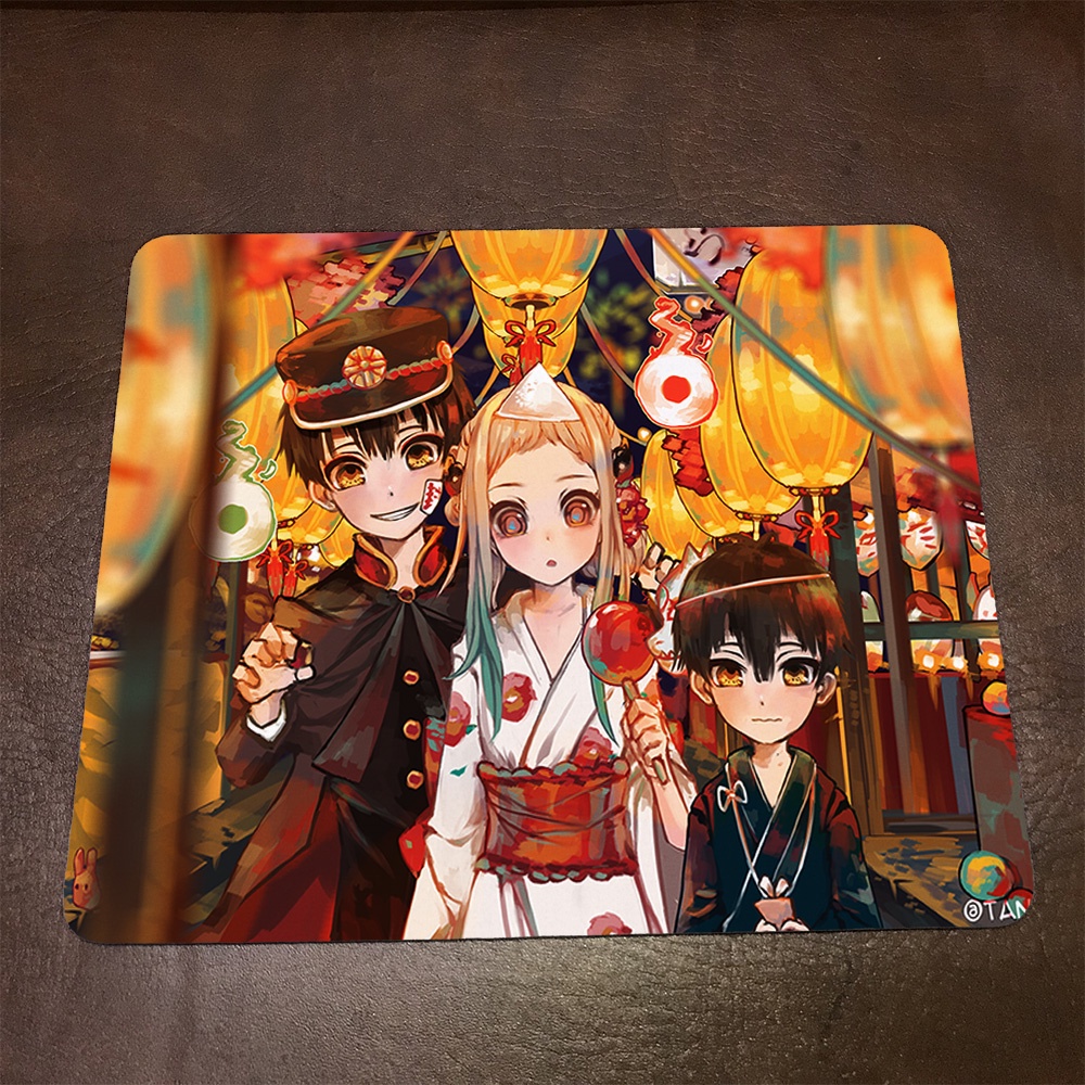 Lót chuột máy tính Anime Jibaku Shounen Hanako kun Wallpapers 1 Mousepad cao su êm ái. Nhận in theo yêu cầu