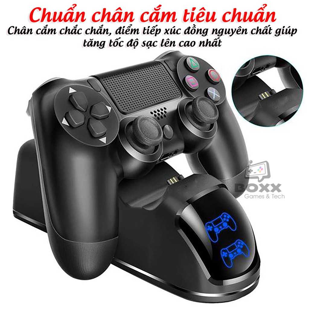 Đế sạc tay cầm PS4, Dock sạc tay cầm PS4