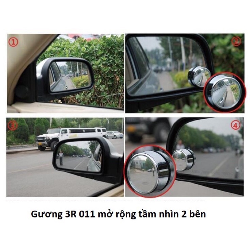 Bộ 2 gương cầu lồi chính hãng xe hơi