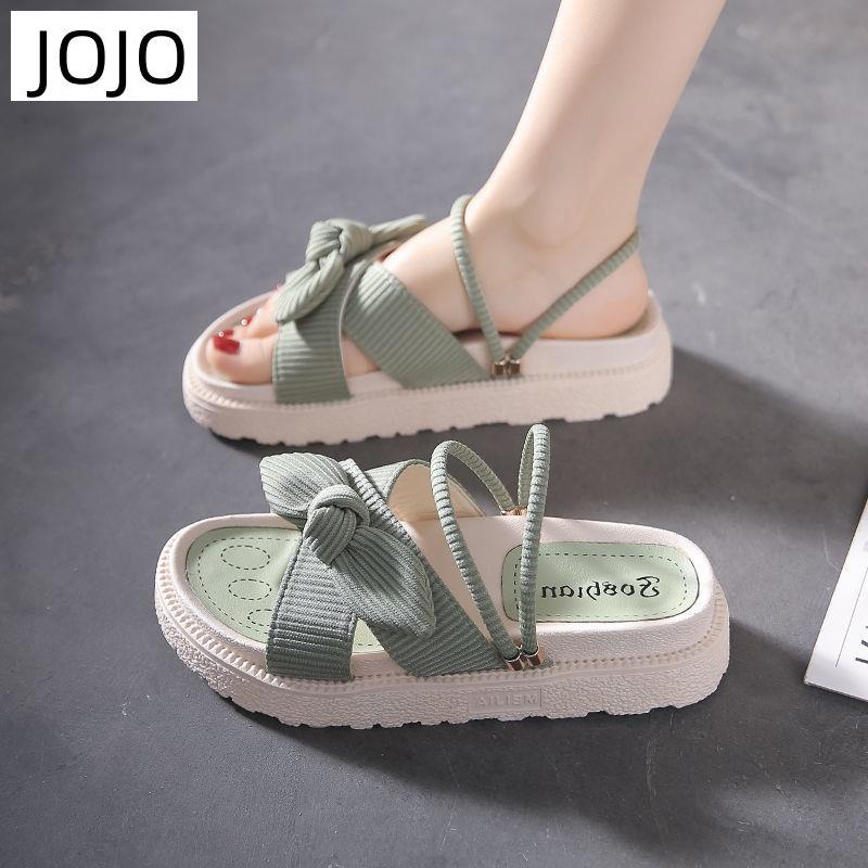 Giày Sandal Đế Dày Phong Cách La Mã Thời Trang Mùa Hè Cho Nữ
