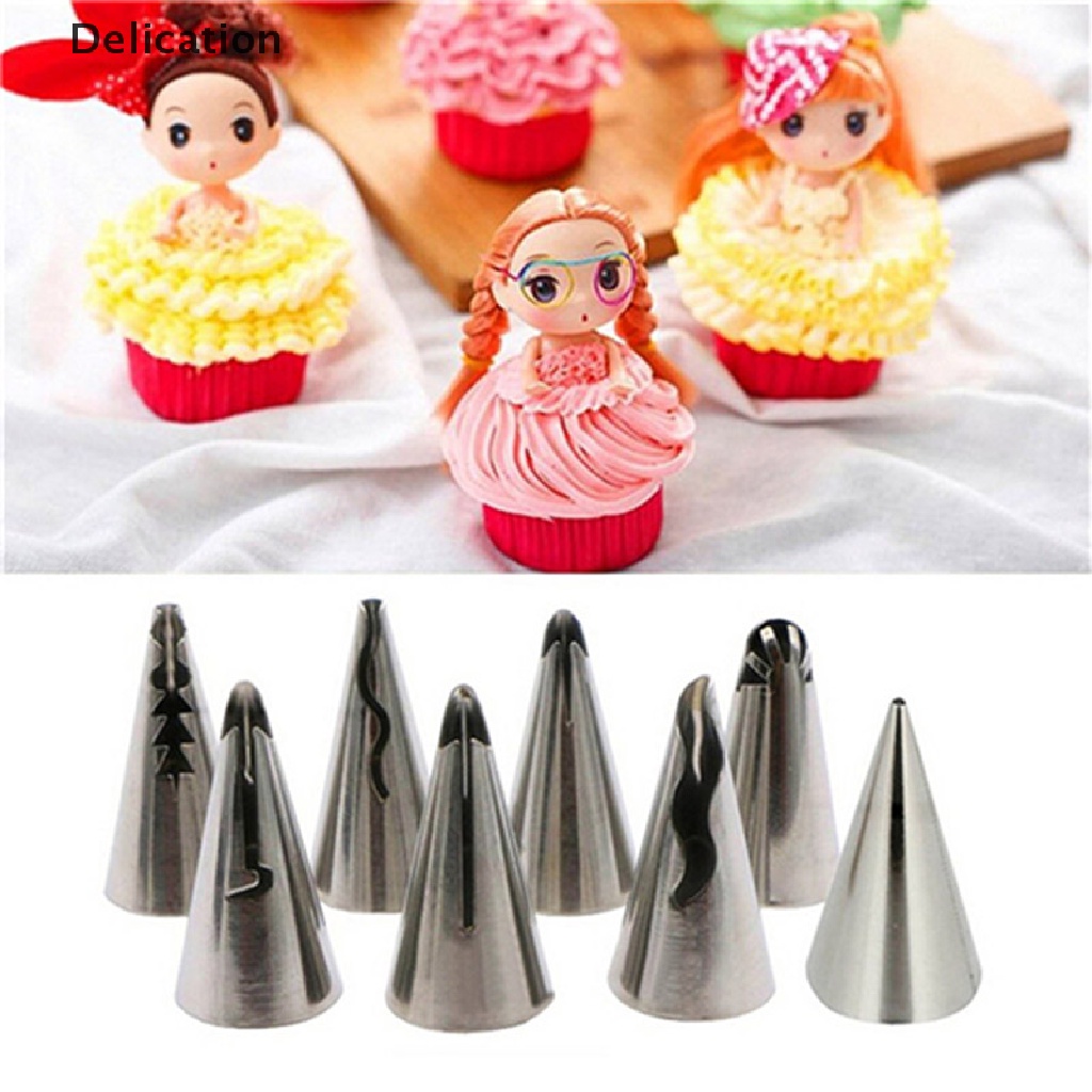 Bộ 7 Dụng Cụ Trang Trí Bánh Kem Bằng Inox Chuyên Dùng