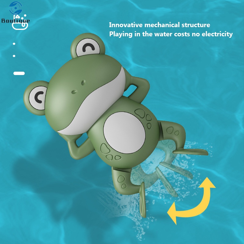  Baby Bath Toys Cute Clockwork Animals Frog Water Toys Swimming Pool Water Game Best Gifts for Children