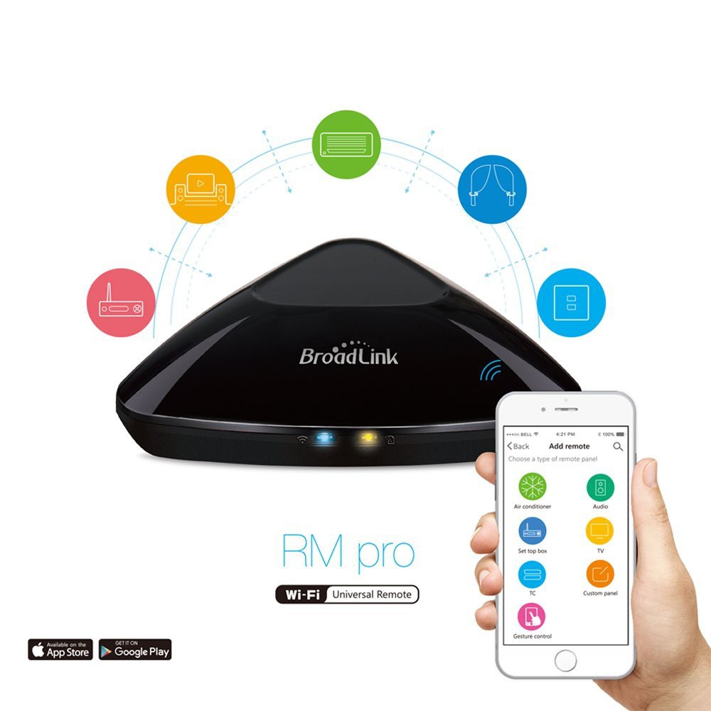 Bộ Điều Khiển Trung Tâm Broadlink RM Pro Plus (Bản Quốc Tế 2019)