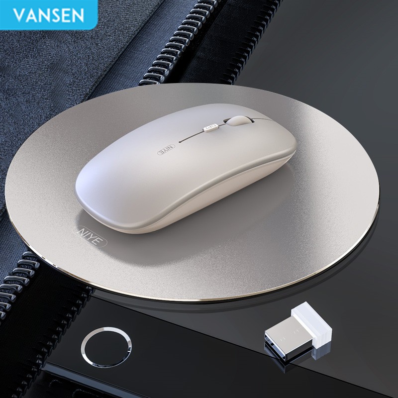 Chuột Quang Không Dây VANSEN m500 2.4ghz Có Thể Sạc Lại Chuột Kết Nối USB
