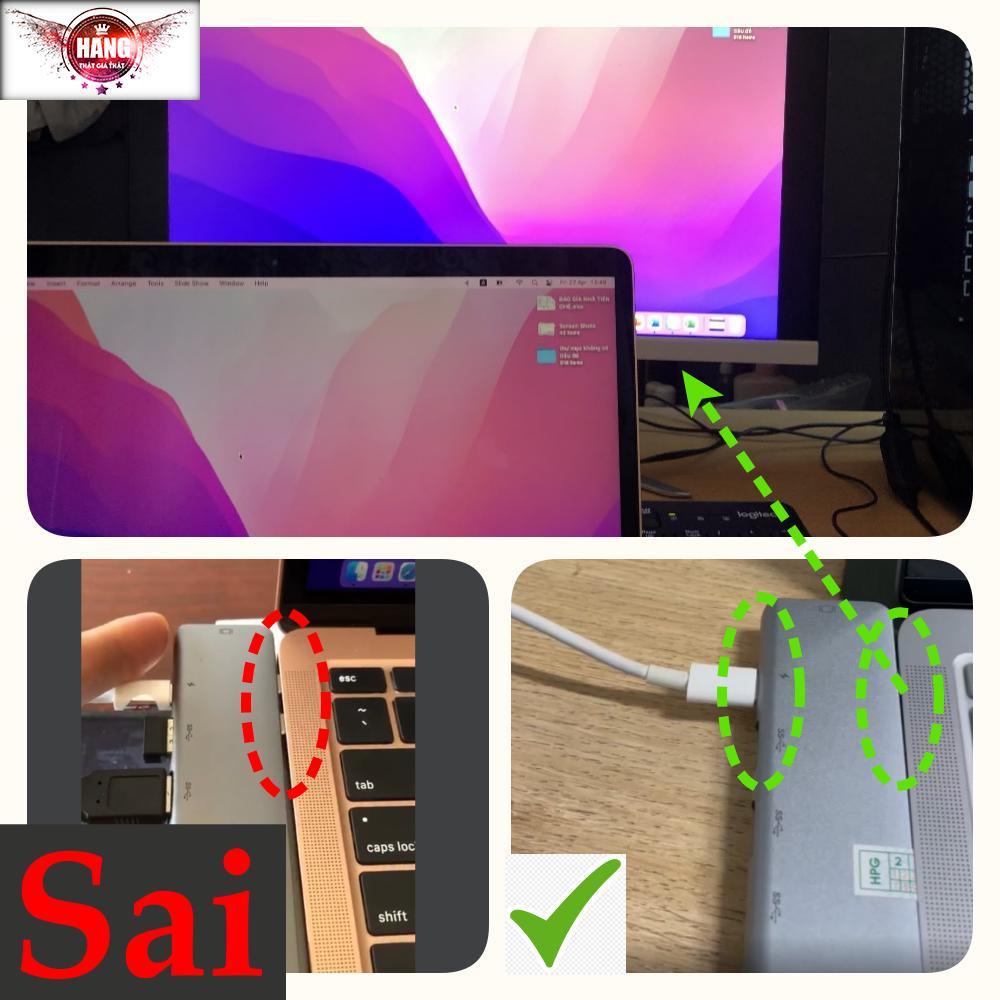 Hub Usb C type-c cho Macbook Air/ Pro 2020