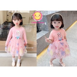 Váy công chúa elsa xinh xắn cho bé size 10-28kg -video và hình thật