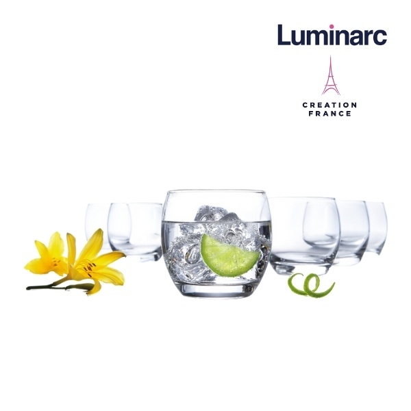 Bộ 6 Ly Thấp Thuỷ Tinh Luminarc Salto 320ml- LUSAG2562