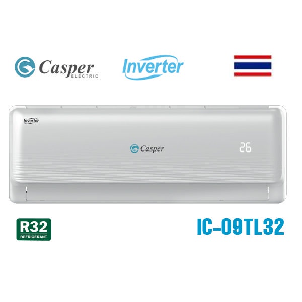 Điều hòa Casper 1 chiều Inverter R32 IC-09TL32(IN/OUT)