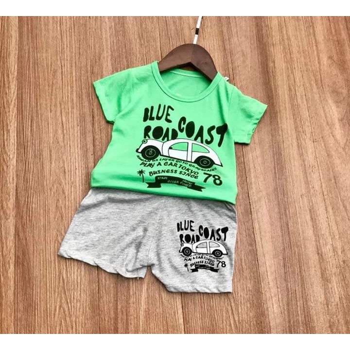 COMBO 2 BỘ COTTON ĐẸP CHO BÉ TRAI GÁI SIZE 8-23KG