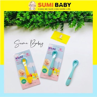 Thìa báo nóng kichi cho bé ăn dặm