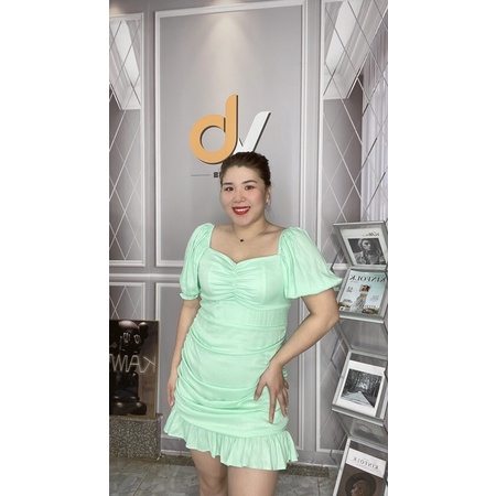 Đầm nhún hở lưng bigsize 60-95kg