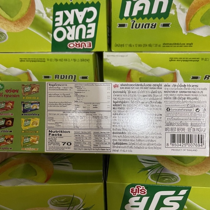 Bánh Trứng EURO Thái