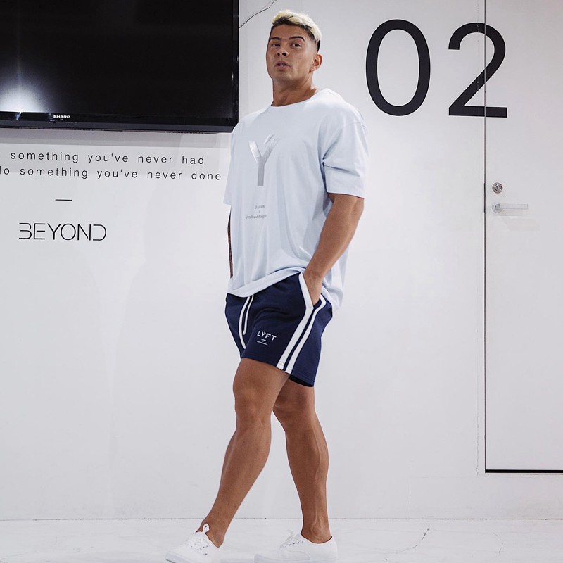 Áo Thun Cotton Thể Thao Tay Ngắn Plus Size M-3Xl Cho Nam