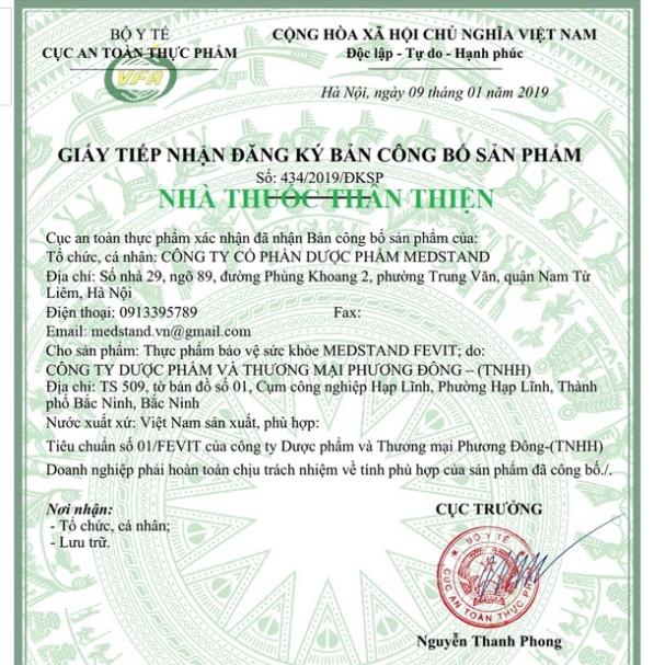 MEDSTAND FEVIT – Bổ sung sắt, acid folic, vitamin cho cơ thể, hỗ trợ quá trình tạo hồng cầu, giảm thiếu máu do sắt (30V)