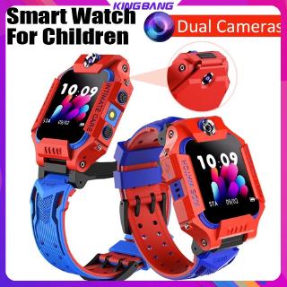 Đồng hồ điện thoại trẻ em Z6, đồng hồ thông minh camera kép, định vị GPS, phù hợp với Android / iOS