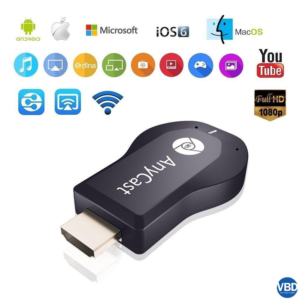 [ GIÁ HUỶ DIỆT] HDMI không dây AnyCast M2 Plus 1080p ___MtpShop9x