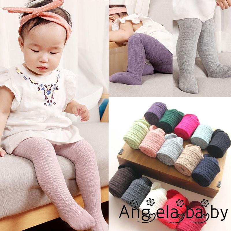 Quần tất cotton xinh xắn giữ ấm cho bé gái