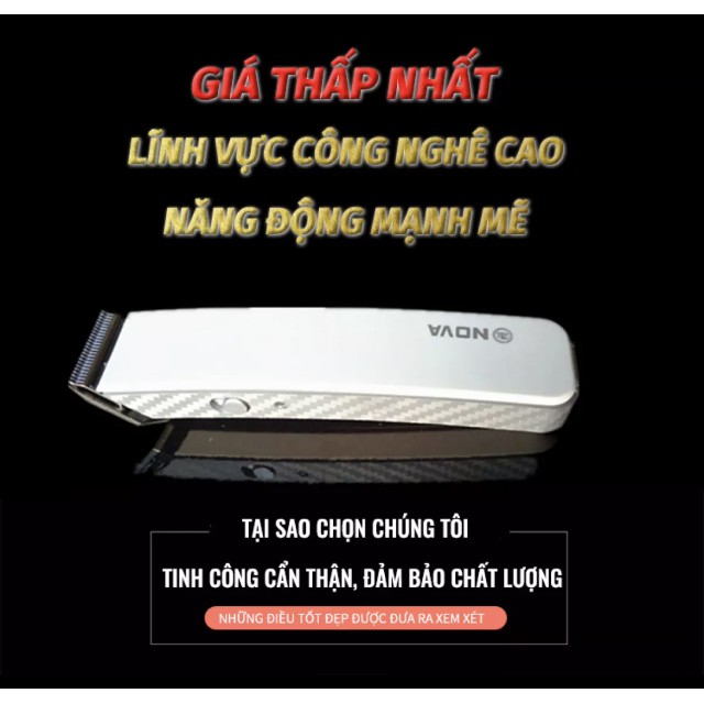 Tông Đơ  Siêu Phẩm Nova NS-216 Cắt Tóc Pin Sạc Tiện Lợi ,Nhỏ Gọn,Dễ Sử Dụng [ FULLBOX Video Ảnh Thật Sản Phẩm ]