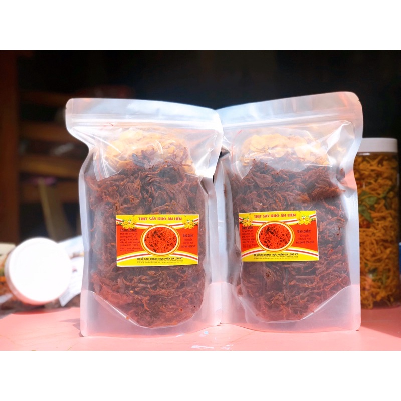 1KG HEO KHÔ CHÁY TỎI ( ĐÓNG TÚI ZIP 500g)