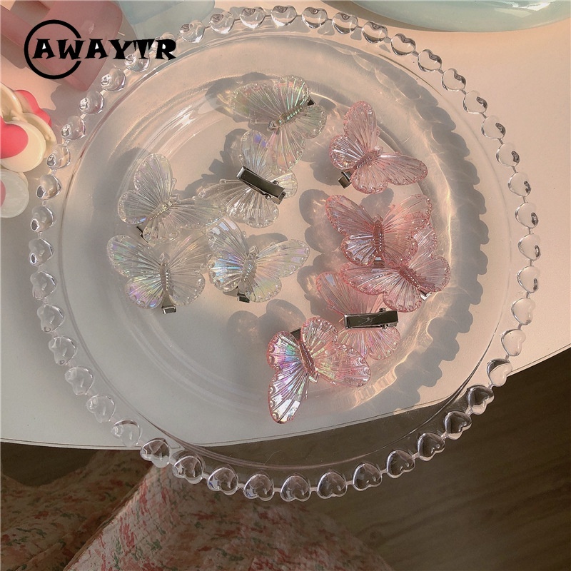 Set 5 Kẹp Tóc Hình Bướm Thời Trang Hàn Quốc Cho Nữ