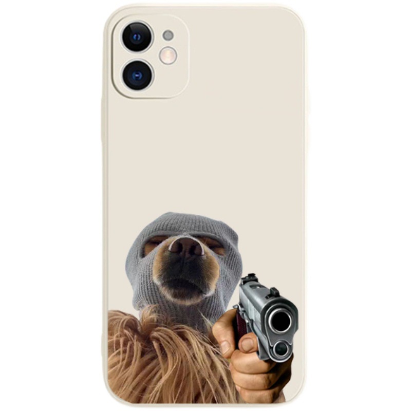 Ốp Điện Thoại Hình Chú Chó Vui Nhộn Chống Sốc Cho Iphone 13 Pro 11 Pro Max Xr 6s 7 8 Plus 12 Mini 14 Pro Xs Max