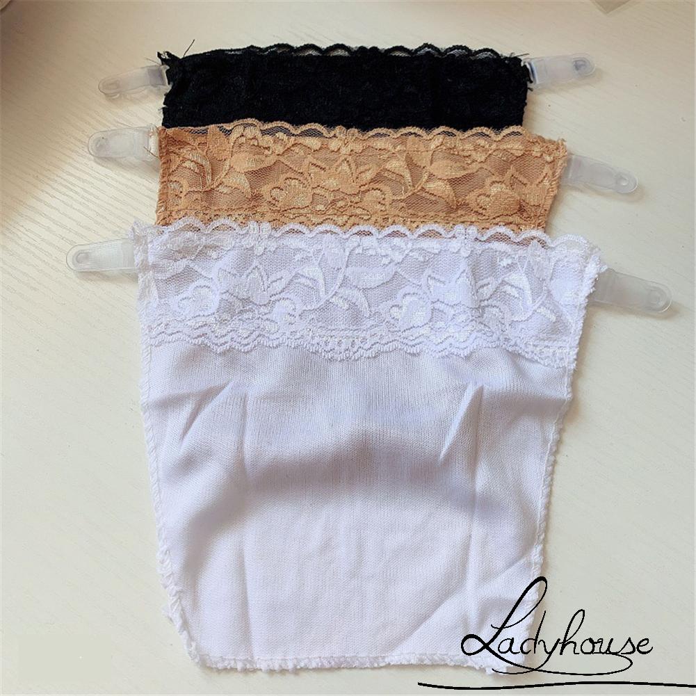 Ld-áo Lót Hai Dây Kẹp Phối Ren Màu Trơn Cho Nữ