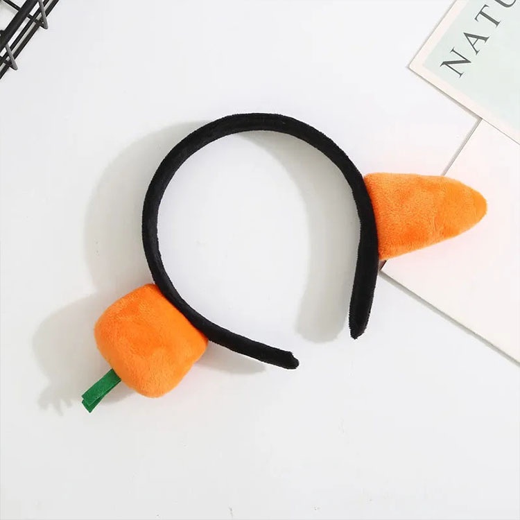 Băng Đô Cài Tóc Hình Cá / Cà Rốt Dễ Thương Đơn Giản Phong Cách Hàn Quốc Cho Nữ