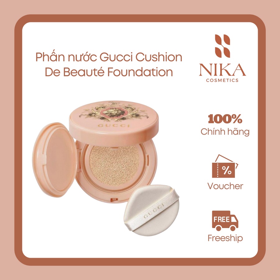 Phấn nước Gucci Cushion De Beauté Foundation [Nika Cosmetics]