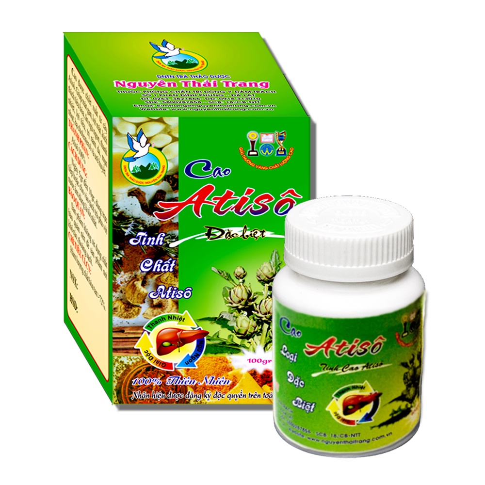 Cao Mềm Atisô (Artichoke) Dạng Gel 100g - Giúp Da Mịn Mang, Cho Giấc Ngủ Ngon - Nguyên Thái Trang - Loại Thượng Hạng