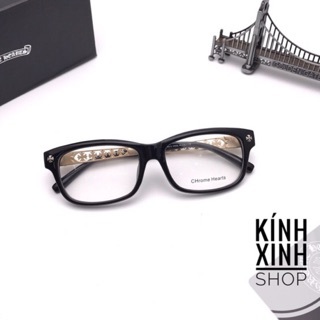Kính CHROME HEARTS Mắt vuông gọng Kim loại - HOTT6