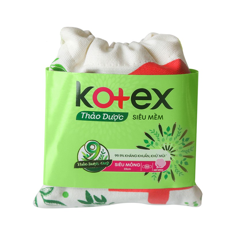 Băng vệ sinh Kotex Thảo Dược - gói 4 miếng