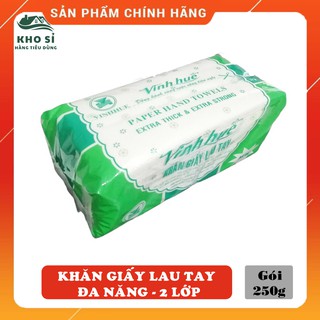 Khăn Giấy Lau Tay Đa Năng Dùng Một Lần Vĩnh Huê Gói 250g Giá Rẻ