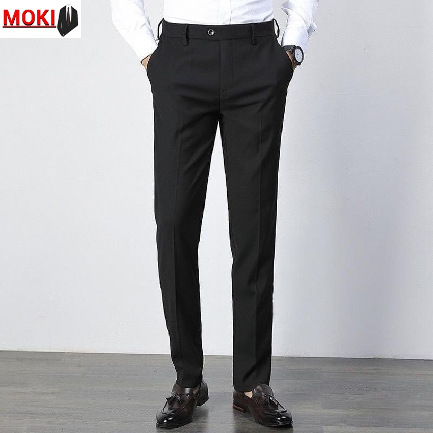 Quần tây âu nam MOKI dáng slimfit, chuẩn thiết kế hàn quốc, cực tôn dáng, lịch sự, trẻ trung | BigBuy360 - bigbuy360.vn