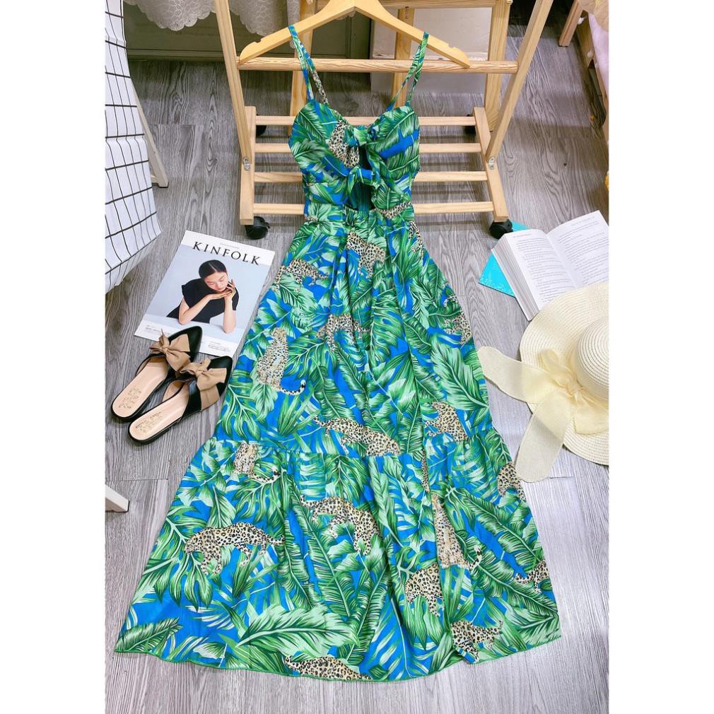 Maxi 2 Dây Đi Biển Nơ Ngực Có Mút Cưc Xinh | BigBuy360 - bigbuy360.vn