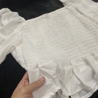 Áo voan bigsize 60-90kg tay bồng , áo voan nữ sang chảnh Smilebigsize ac06