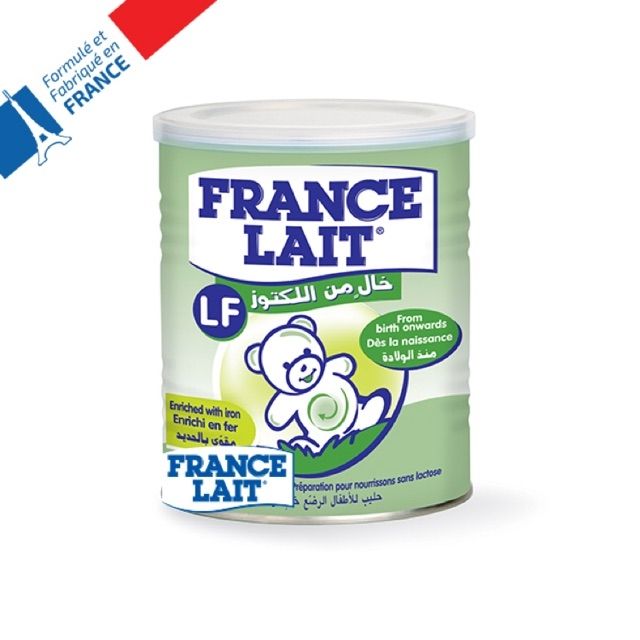 12 lọ sữa france lait LF cho trẻ tiêu chảy lọ 400g xả hạn 6/2021 hơi móp nhẹ