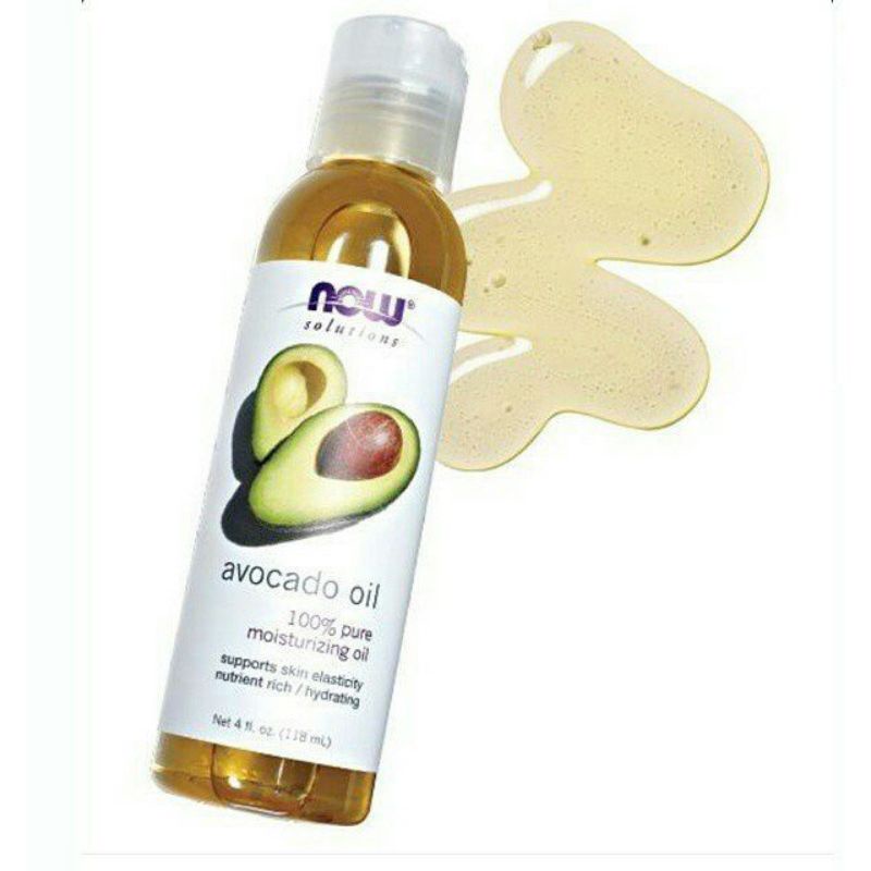 [Date 7/2023] Dầu bơ dưỡng ẩm 100% nguyên chất NOW Solutions Avocado Oil 118ml