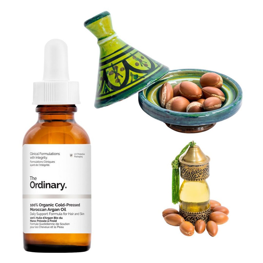 [TOP 1 SHOPEE] Tinh dầu The Ordinary 100% Organic Cold-Pressed Moroccan Argan Oil (Bill Anh)