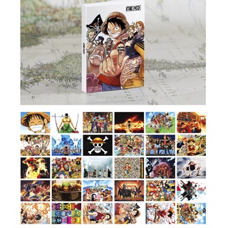 30 tấm Poster One Piece Postcard, Ảnh Treo DánTường Decor Áp Phích (Kích thước 14 x 10 cm)