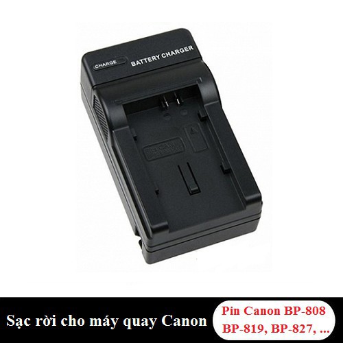 Sạc nhanh sạc du lịch cho pin Canon BP- 808 ( bp 808 ) BP-819 BP-827