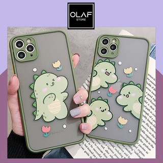 Ốp lưng khủng long xanh đáng yêu. Thích hợp cho Iphone 7plus/ 8plus/ X/ XS/ XsMax/ 11/ 11 ProMax