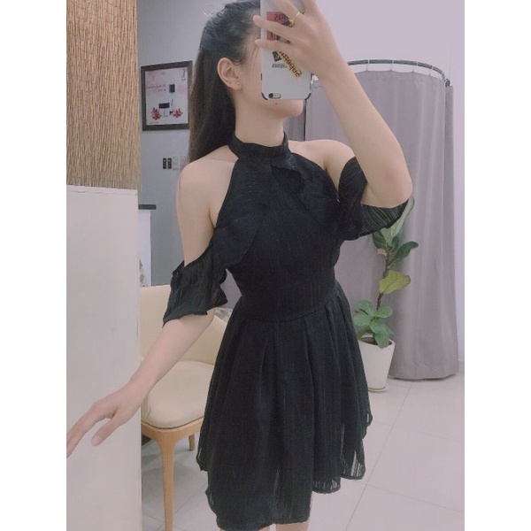 Đầm dự tiệc tay bèo cánh tiên Mincy Dress