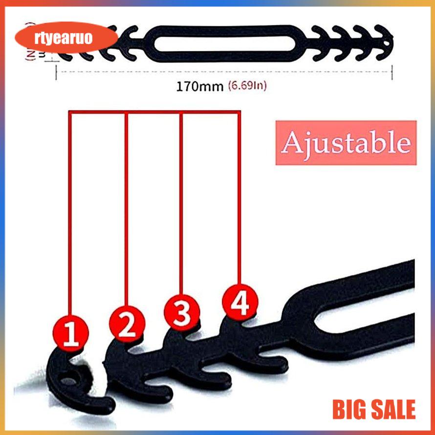 Dụng Cụ Móc Đeo Khẩu Trang Bằng Silicone Chống Rơi Có Thể Điều Chỉnh Độ Dài