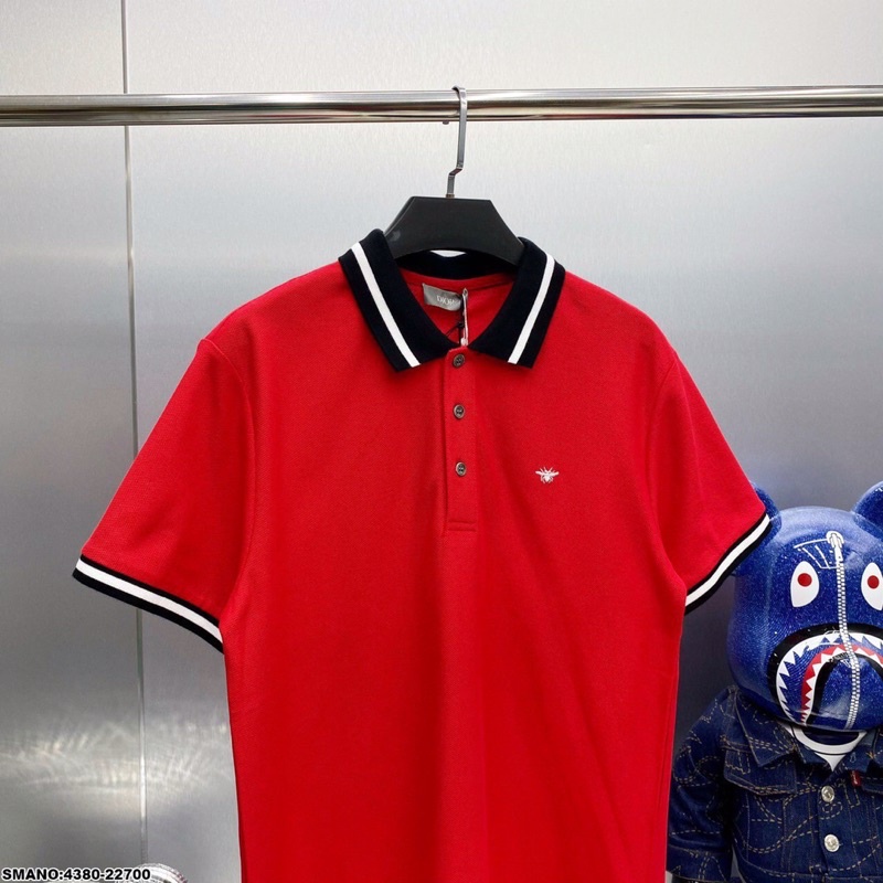 Áo Polo Nam Viền Trắng Ong Đơn Giản Cực Hot - Áo Nam Polo Đi Ỏ Ong Cao Cấp